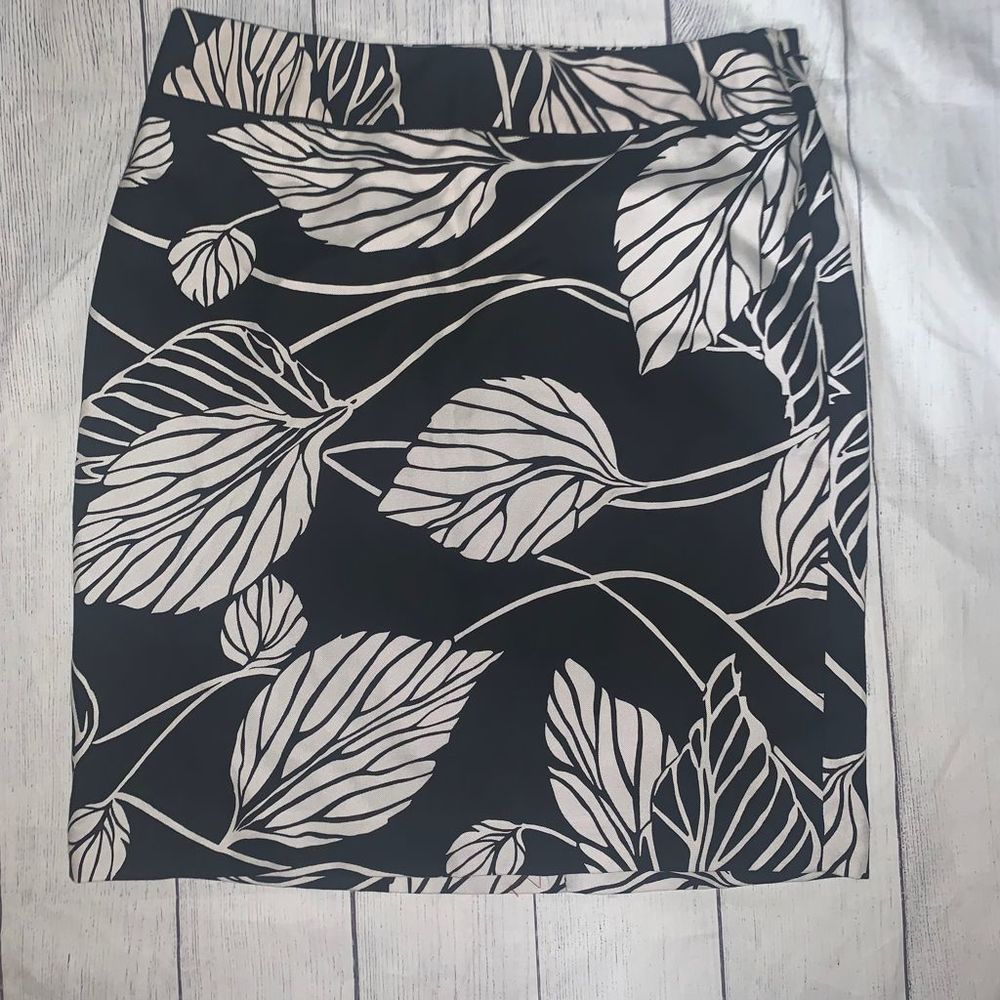 LOFT silk blend skirt